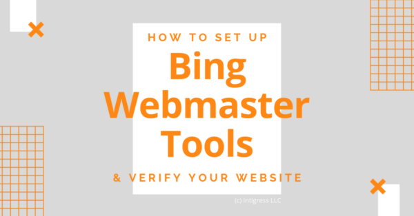 How to Set Up Bing Webmaster Tools Blog Header