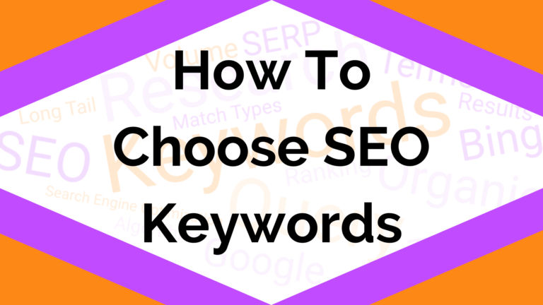 choose seo keywords word cloud